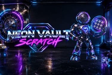 Neon Vault Scratch game artwork