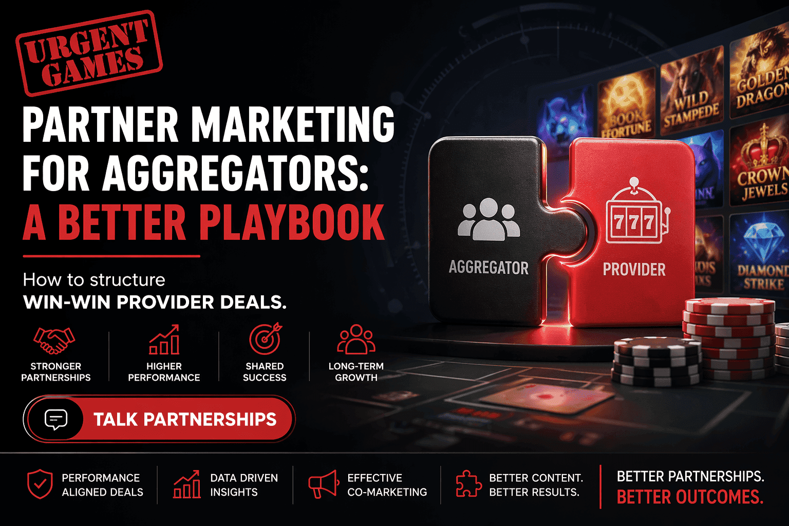 Casino Provider Partnerships: A Better Playbook for Aggregators