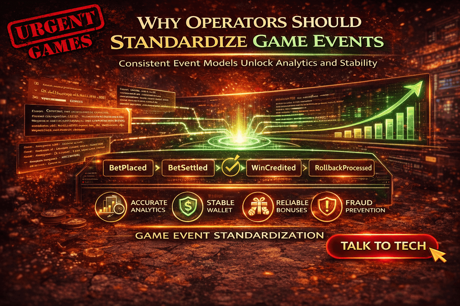 Game Event Standardization for Scalable Casino Platforms