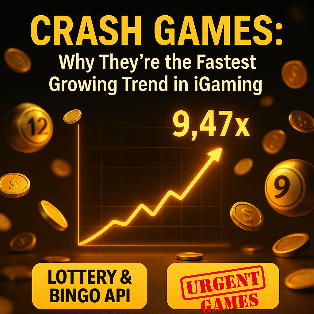 🚀 Crash Games & Lotteri och Bingo API | Urgent Games