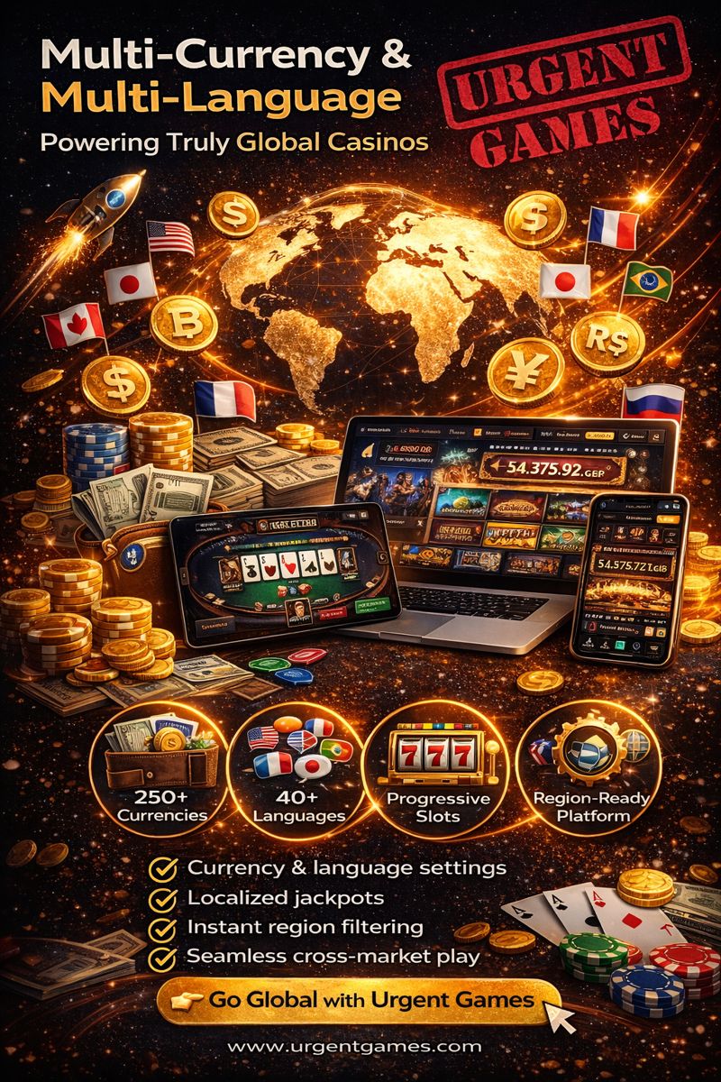 Слоты с прогрессивным джекпотом для онлайн-казино по всему миру | Urgent Games
