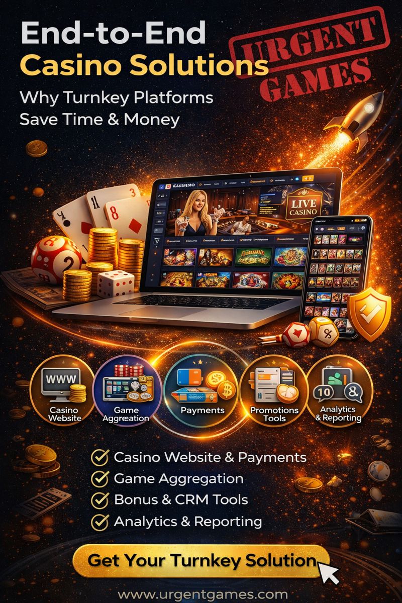 Готові до використання платформи казино — це не про короткі шляхи, а про ефективність. ✔️ Швидший вихід на ринок ✔️ Нижчі витрати на розробку ✔️ Мобільні адаптивні ігри казино ✔️ Уніфіковані платежі та аналітика Urgent Games спрощує операції казино від початку до кінця. #iGaming #TurnkeySolutions #CasinoTech #UrgentGames