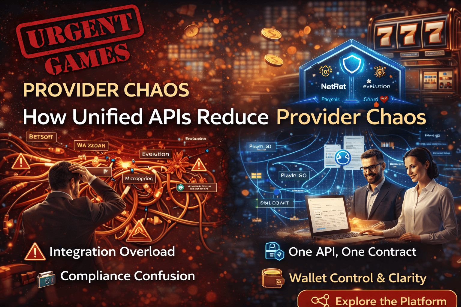 Единый API для казино: уменьшение хаоса между поставщиками и ускорение масштабирования.