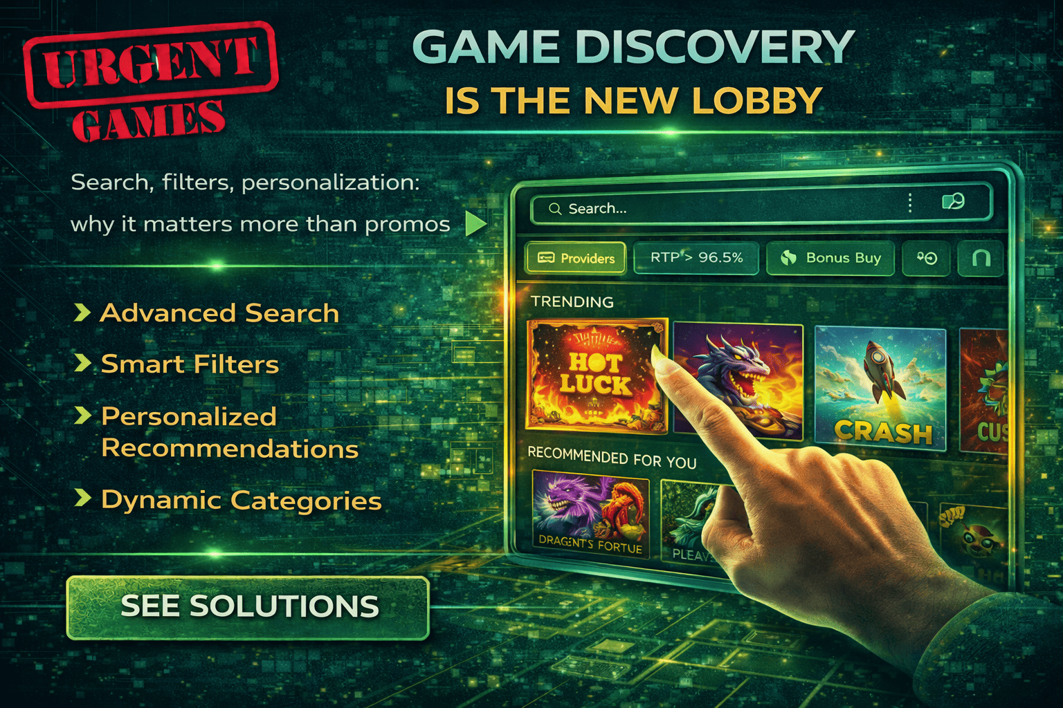 Experiência do usuário no lobby do cassino: a transição para a descoberta de jogos