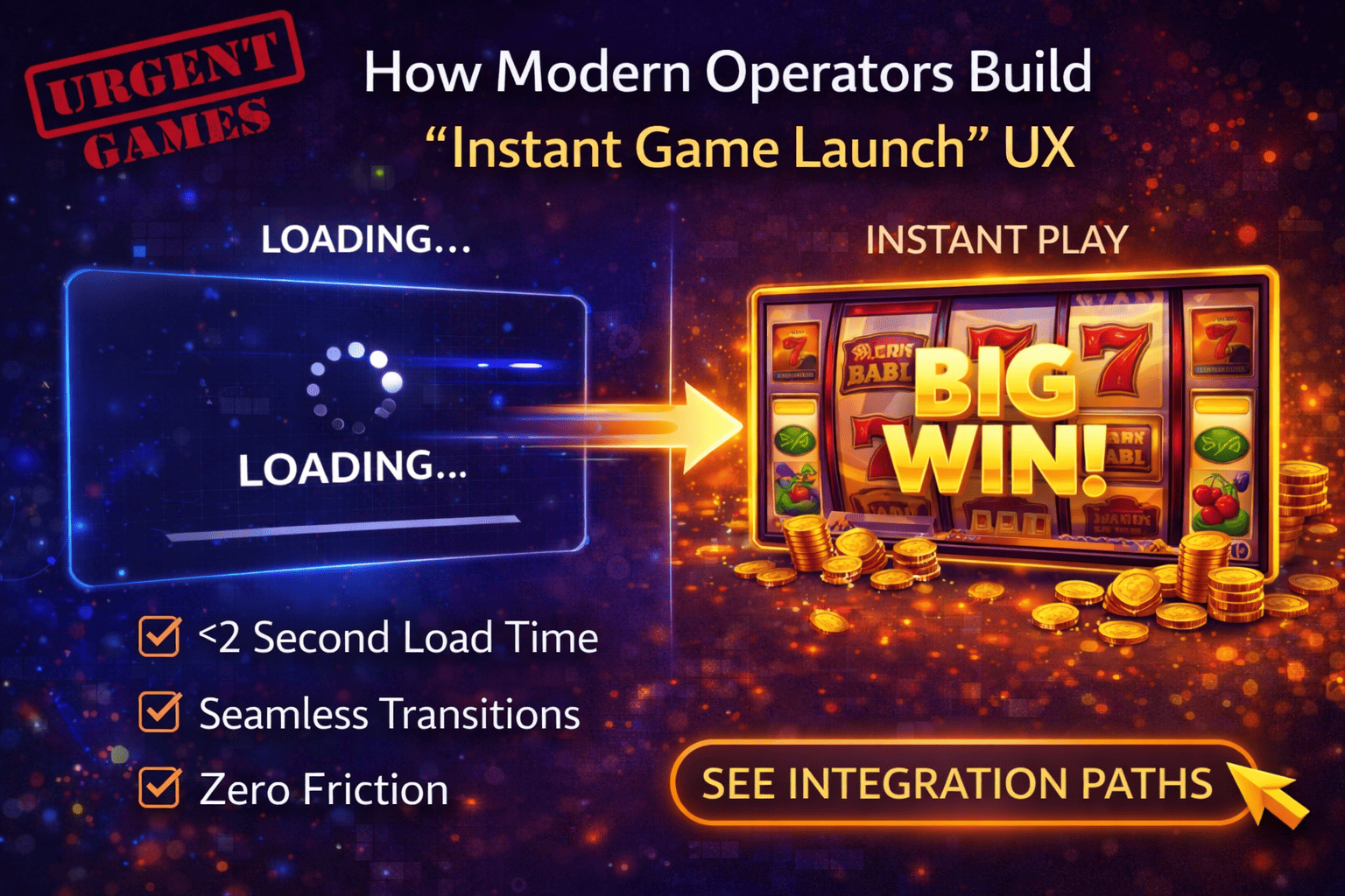 Instant Game Launch UX: Reduce Drop-Off Fast