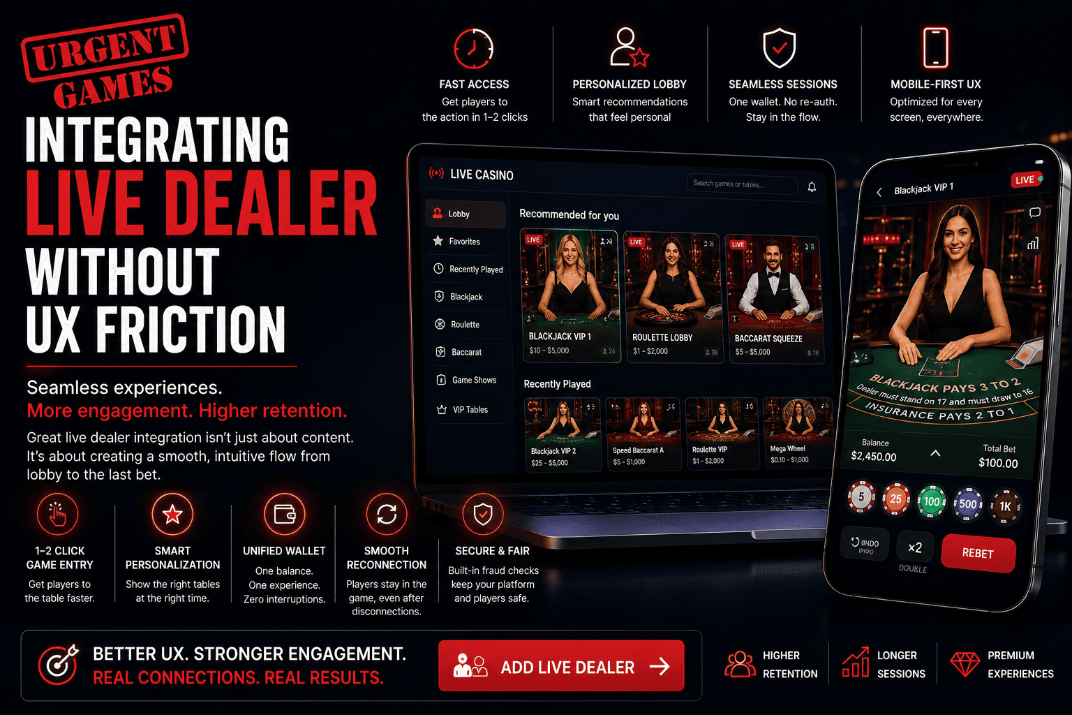 Integracja z krupierem na żywo: najlepsze praktyki projektowania UX i lobby dla gier iGaming