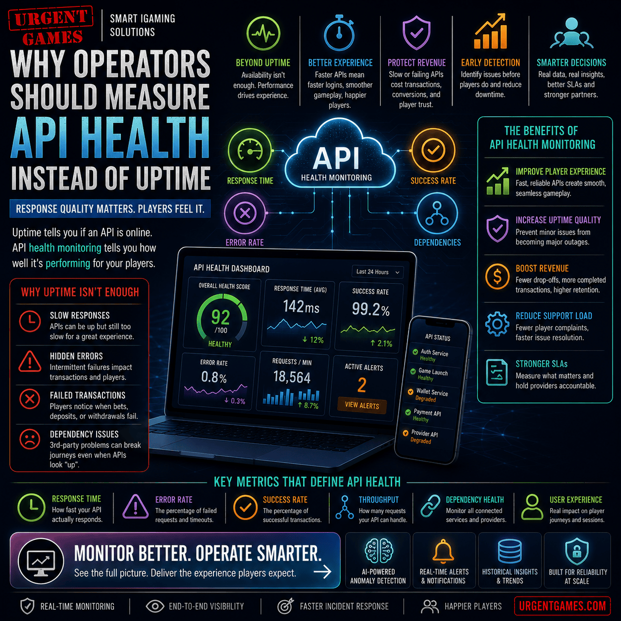 API Health Monitoring: Why iGaming Uptime Metrics Lie