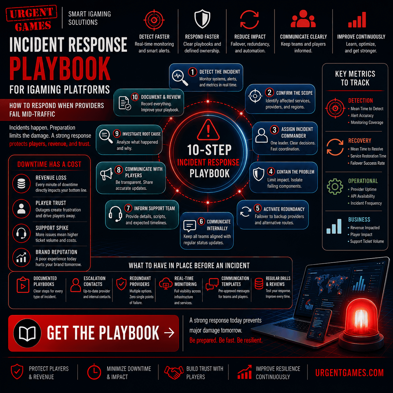 Casino Incident Response: A Complete Playbook for iGaming Platforms